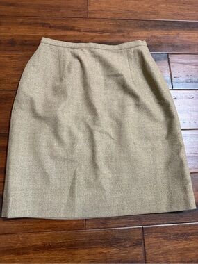 Dior Tailored Camel Pencil Skirt